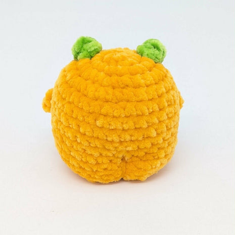 Crocheted Booty Monster orange