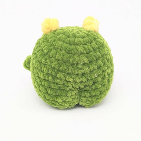 Crocheted Booty Monster green/yellow