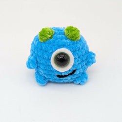 Crocheted Booty Monster - blue/green - view 1