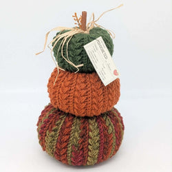 Triple Stack Crocheted Pumpkins - view 2