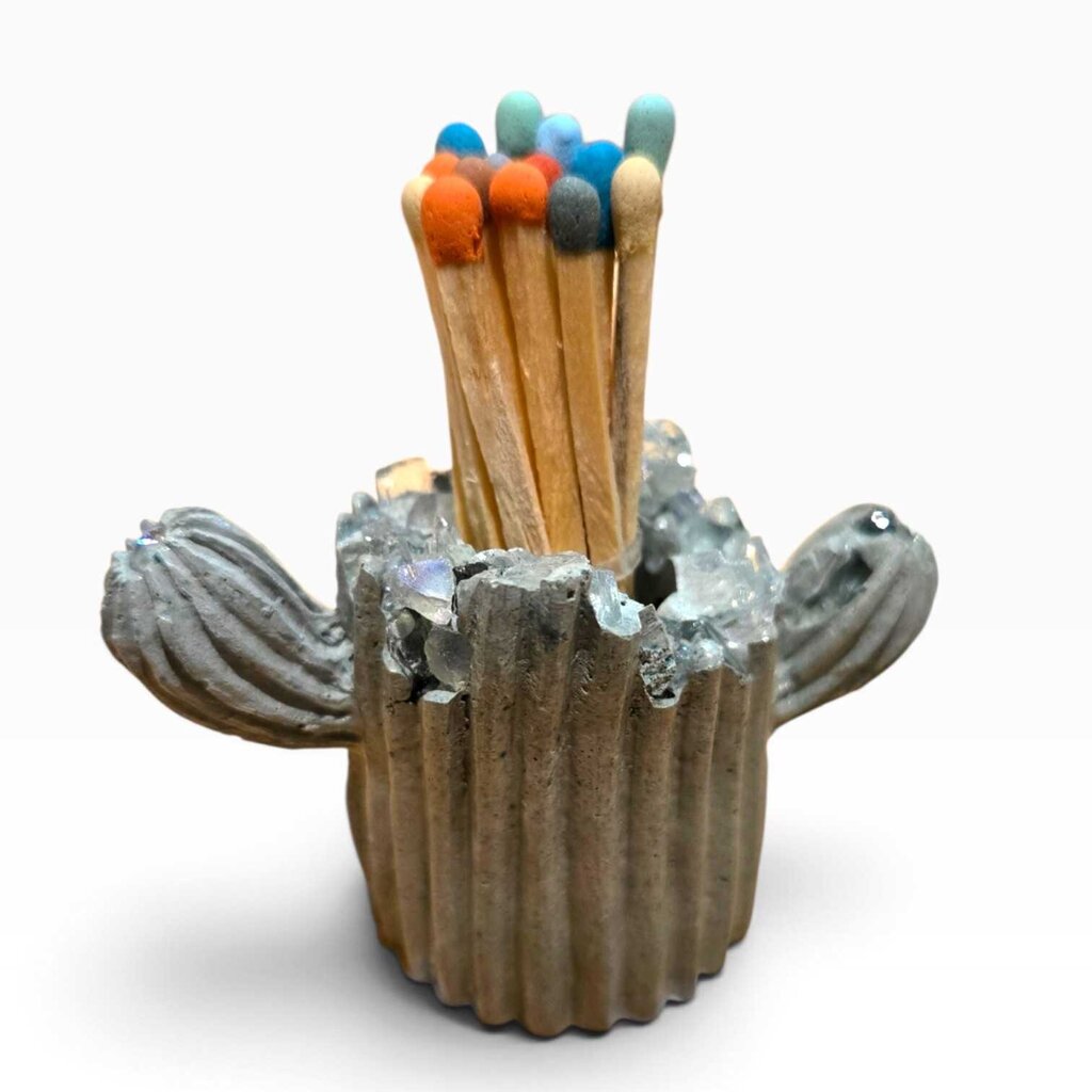 Cactus Match Holder