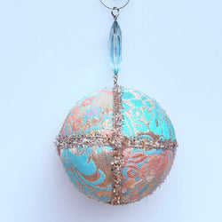 Pastels and gold hanging ornament - view 1