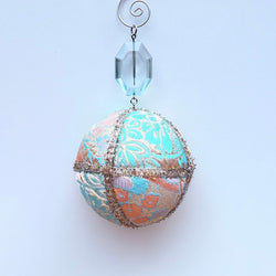 Pastels and gold hanging ornament - view 2