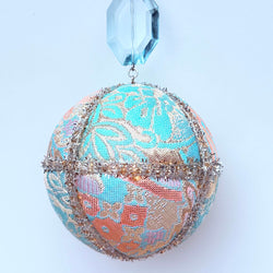 Pastels and gold hanging ornament - view 3