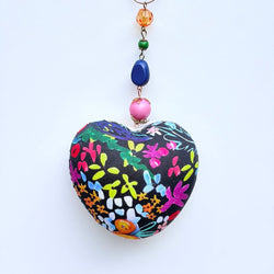Festival heart hanging bauble - view 2