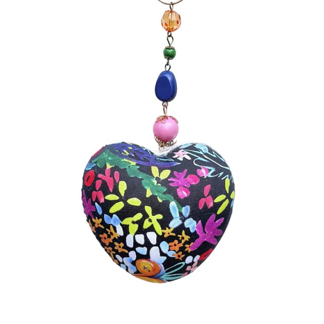 Festival heart hanging bauble