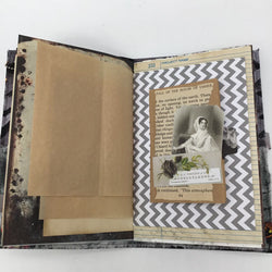 Haunted Cemetery handmade journal - view 2