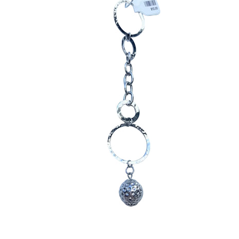 silver repurposed jewelry hanging ornament