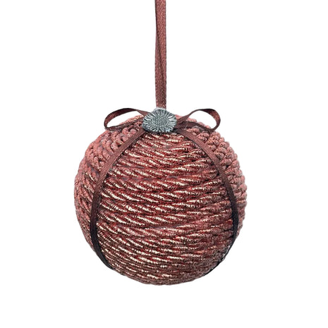 copper sunflower ornament