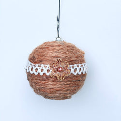 twine lace ornament - view 2