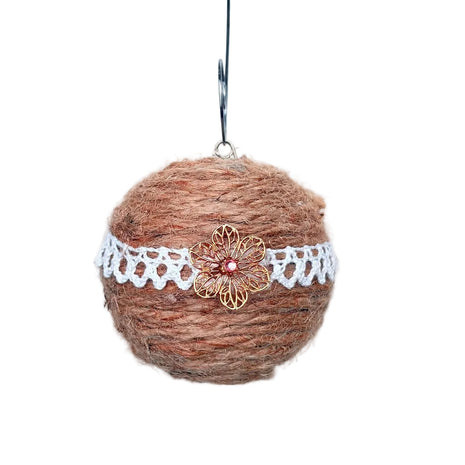 twine lace ornament