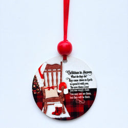 christmas in heaven ornament - view 1