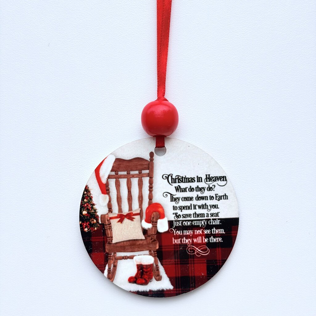 christmas in heaven ornament
