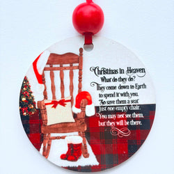 christmas in heaven ornament - view 2