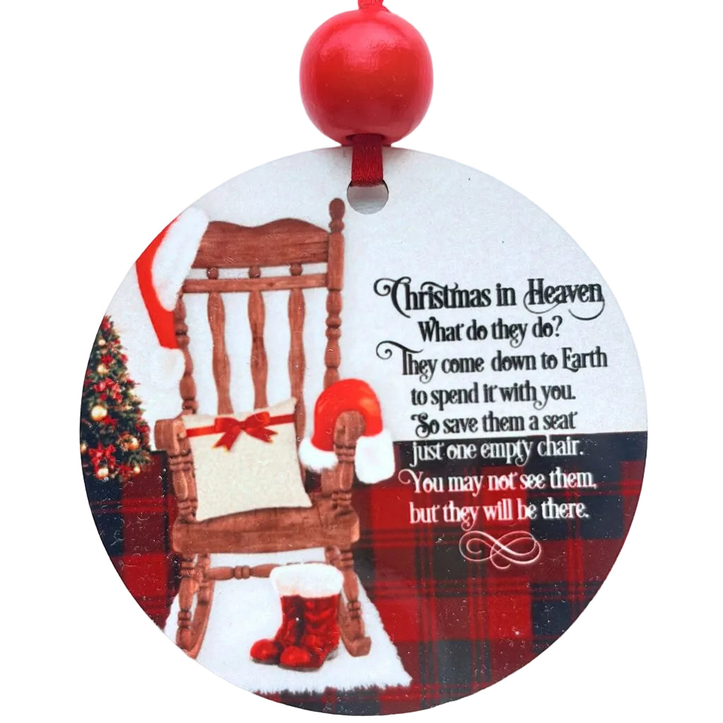 christmas in heaven ornament