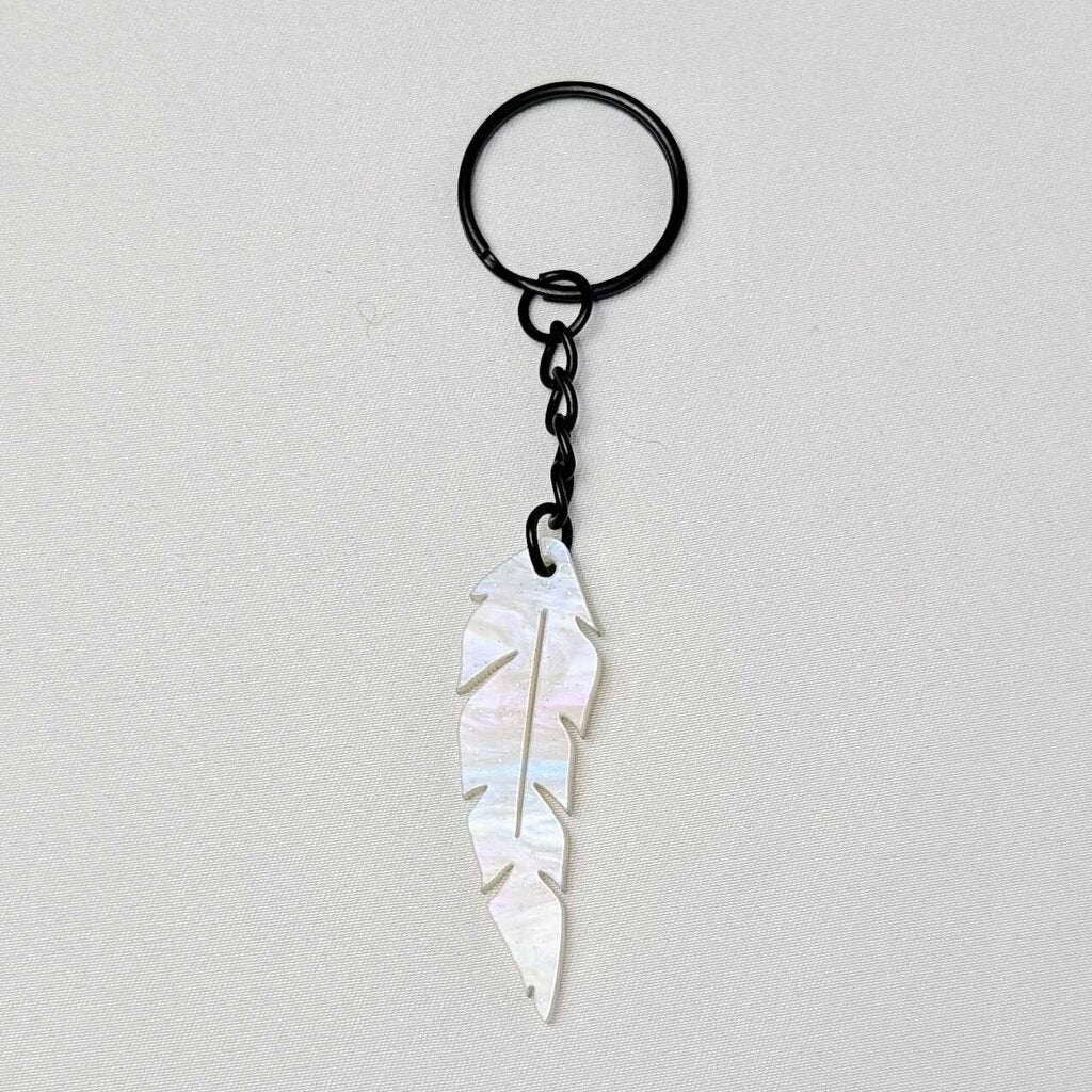 Feather 2 Keychain