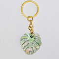 Monstera Leaf Keychain