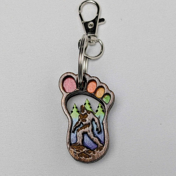 Bigfoot Keychain