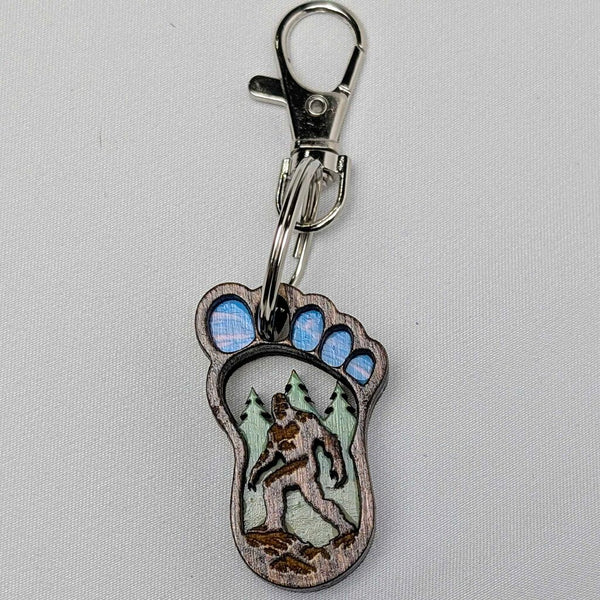 Bigfoot Keychain
