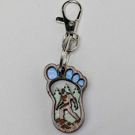 Bigfoot Keychain