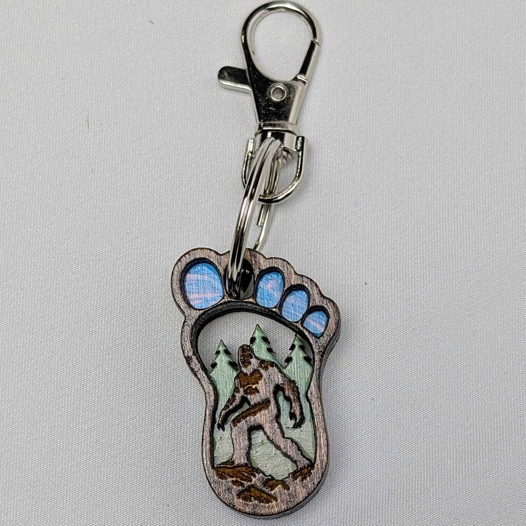 Bigfoot Keychain