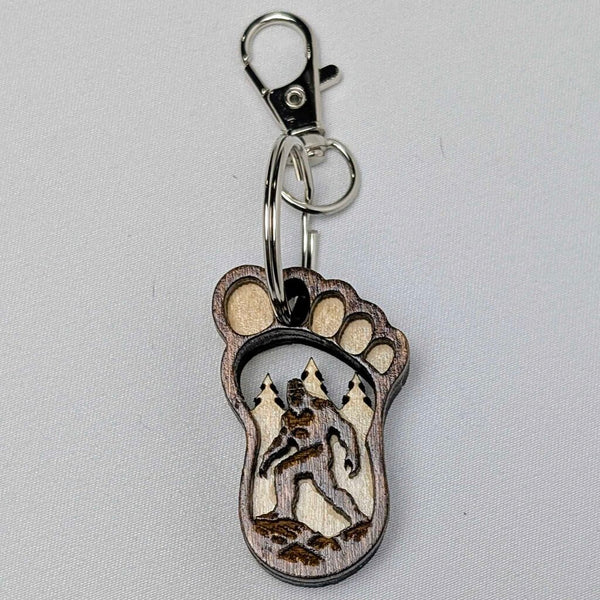 Bigfoot Keychain