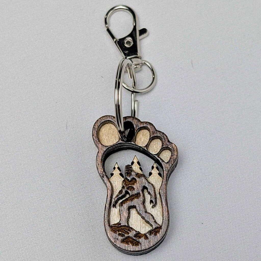 Bigfoot Keychain