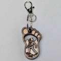Bigfoot Keychain