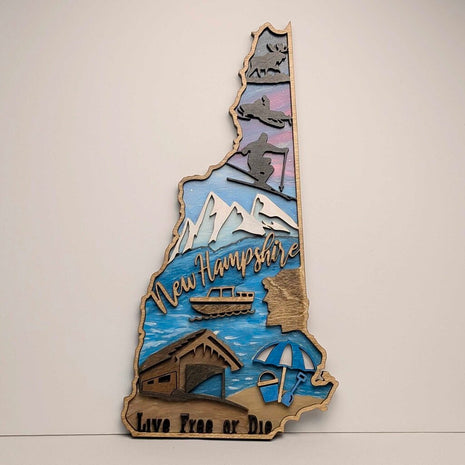 NH - New Hampshire Hand-painted Sign