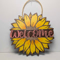Sunflower Welcome Sign