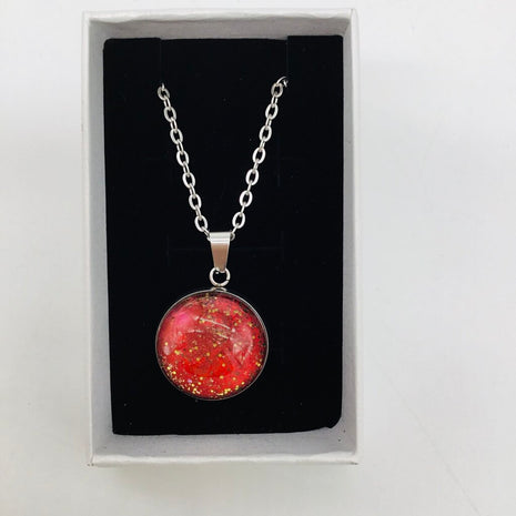 16" Necklaces- Red/Gold