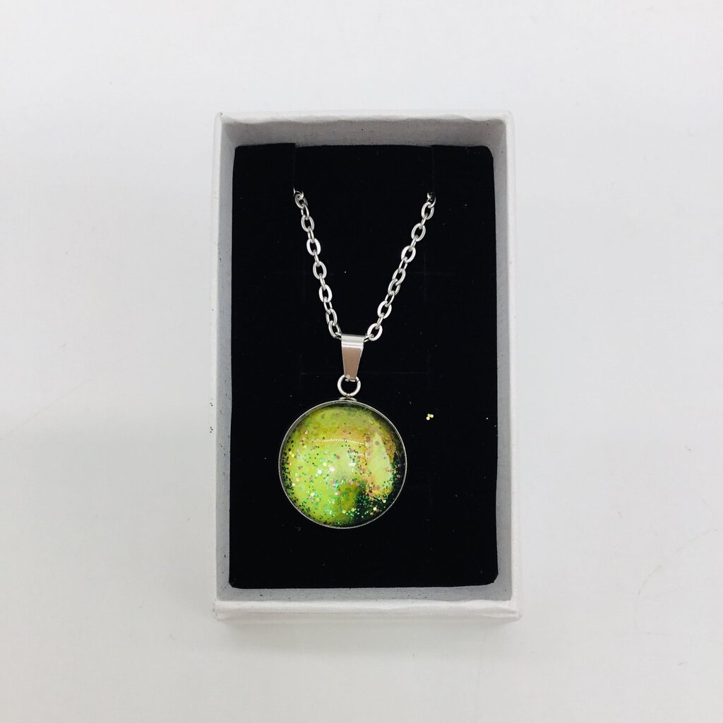 16" Necklaces- Green/Gold