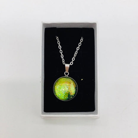 16" Necklaces- Green/Gold