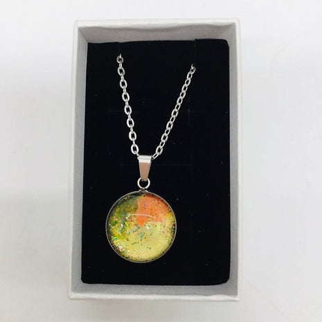16" Necklaces- Green/Gold