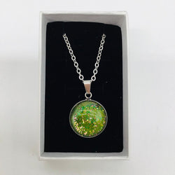 16" Necklaces- Green/Gold - view 3