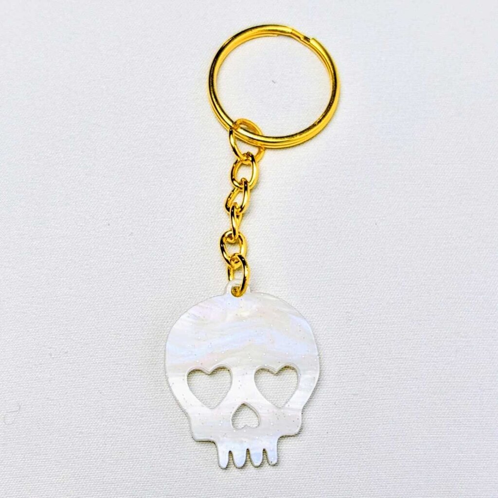 Cute Skull Keychain
