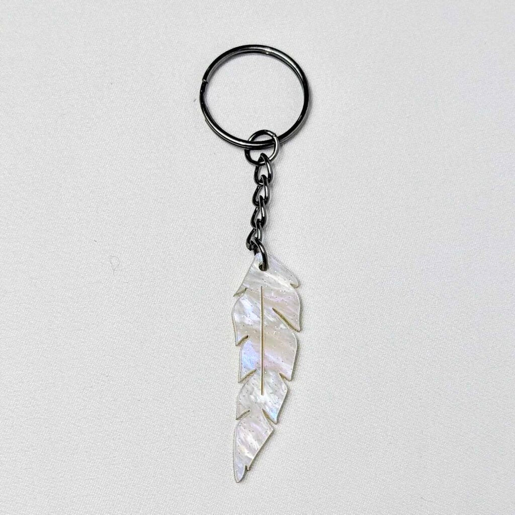 Feather 2 Keychain