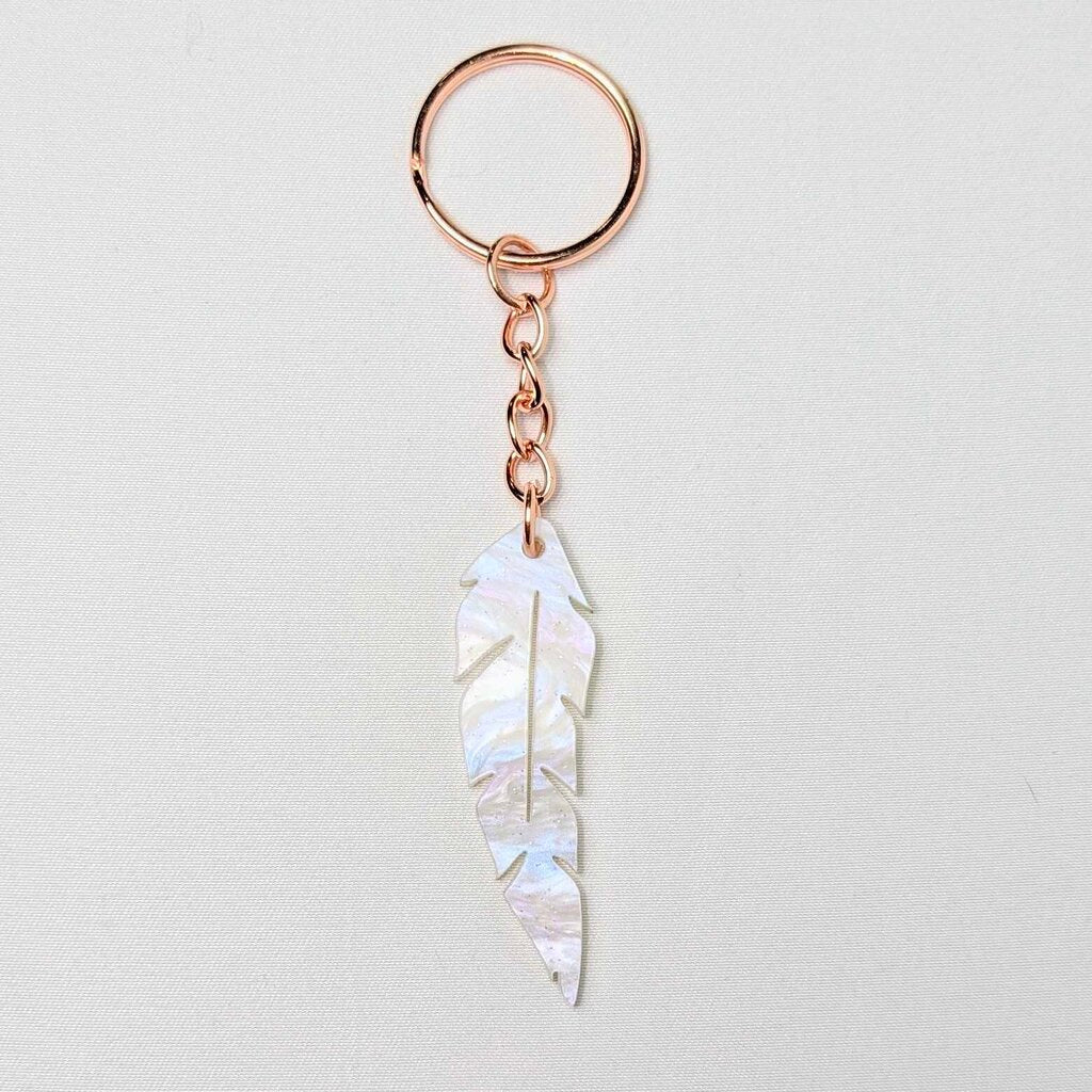Feather 2 Keychain