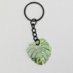 Monstera Leaf Keychain - view 3