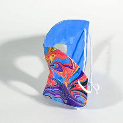 Mask - Red black purple blue 2 - view 2