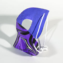 Mask - black purple white 1 - view 2