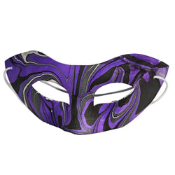 Mask - black purple white 2 - view 2