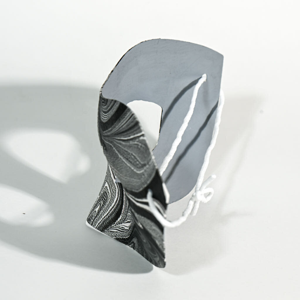 Mask - Black Grey white 1