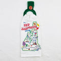 Hanging Towel Set - It's a New Hampshire Thing with Green Holder