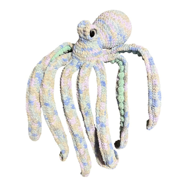 Giant crocheted octopus stuffie