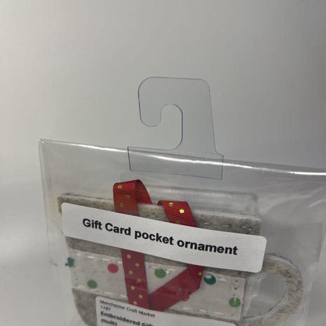 Embroidered Giftcard Ornament