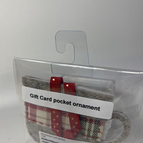 Embroidered Giftcard Ornament