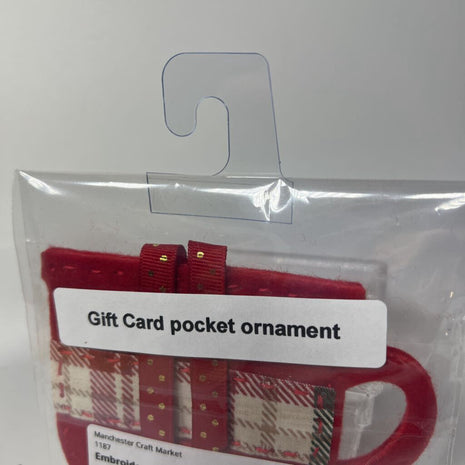 Embroidered Giftcard Ornament