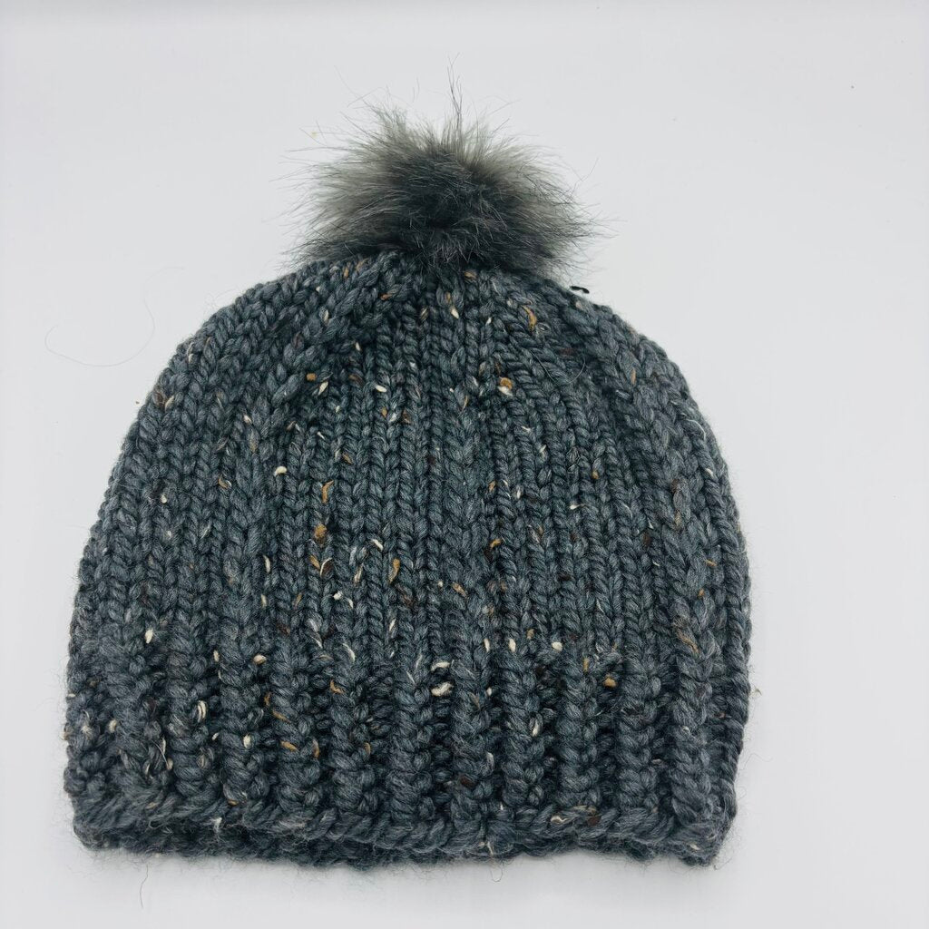 Hat Squarshy-Grey Fleck