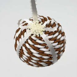 Gingerbread snowflake ornament - view 2
